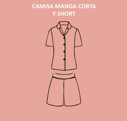 AMAZONAS CELESTE CAMISA MANGA CORTA Y SHORT