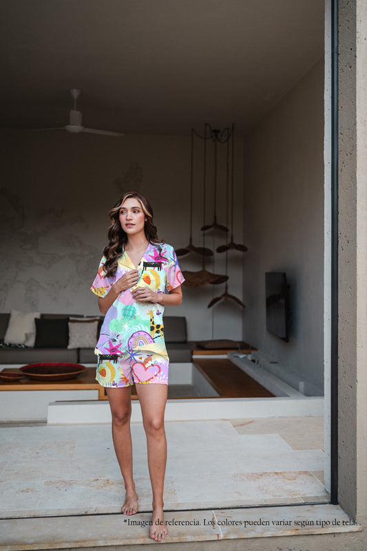 FANTASIA - CAMISA MANGA CORTA Y SHORT