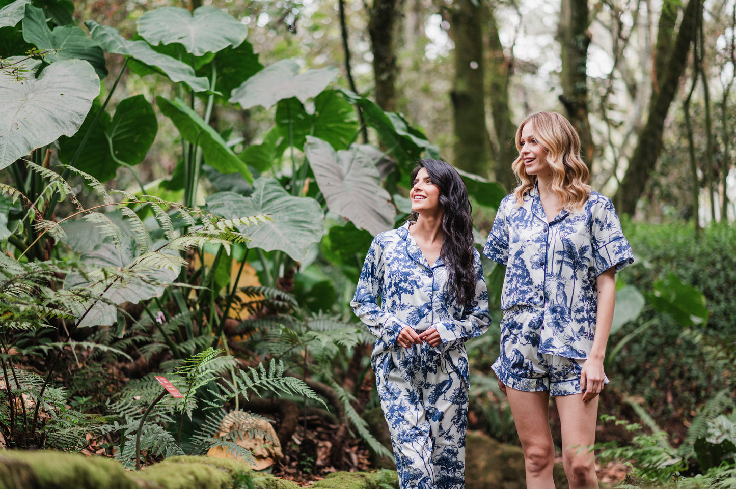 SELVA AFRICANA AZUL CAMISA MANGA LARGA Y PANTALON