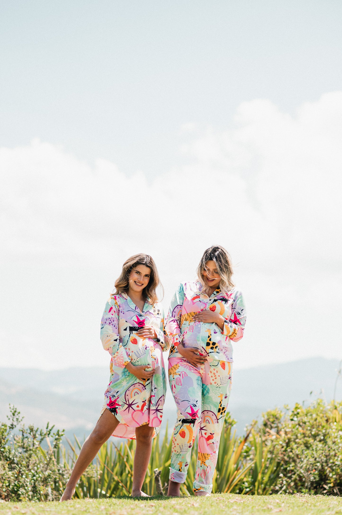 FANTASIA - MANGA CORTA Y SHORT MATERNIDAD.