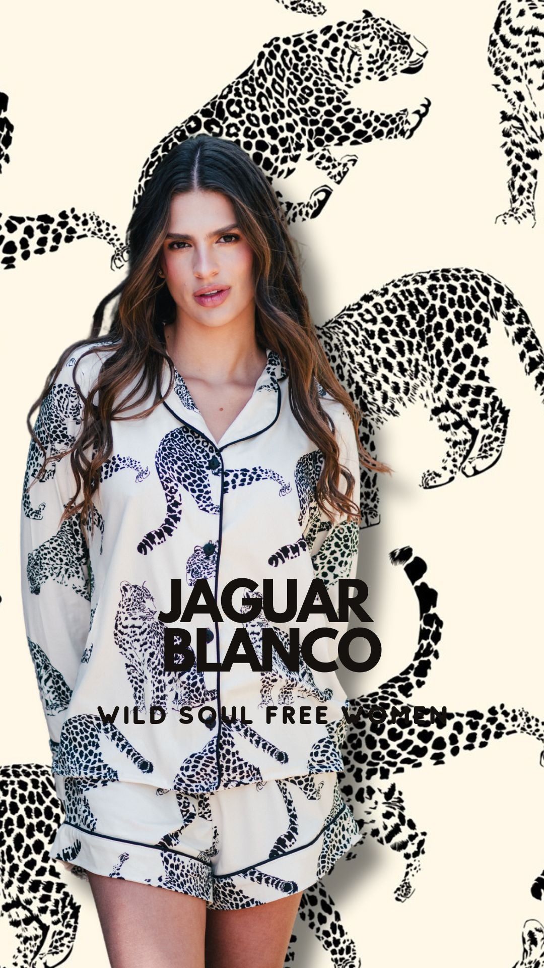 Jaguar Blanco - CAMISA MANGA LARGA Y SHORT