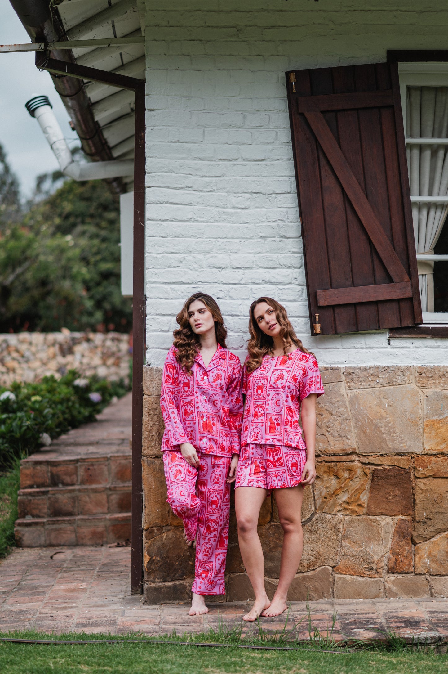 MAGIC PINK CAMISA MANGA CORTA Y SHORT