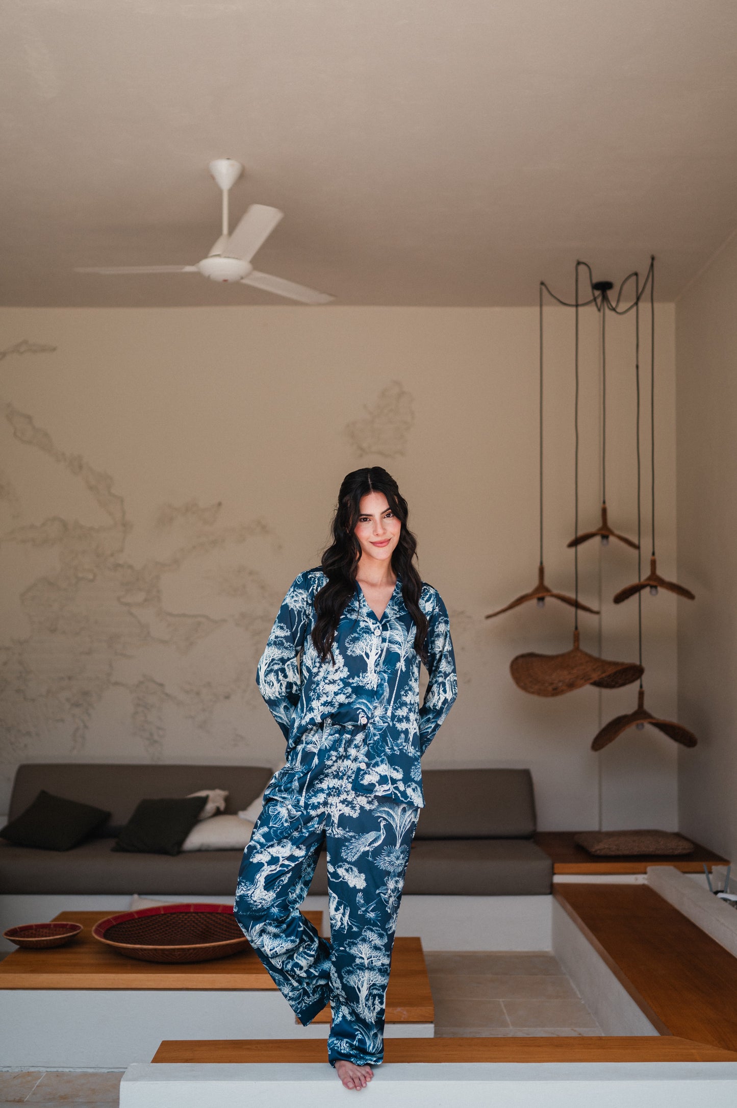 SELVA AFRICANA NOCTURNA CAMISA MANGA LARGA Y PANTALON