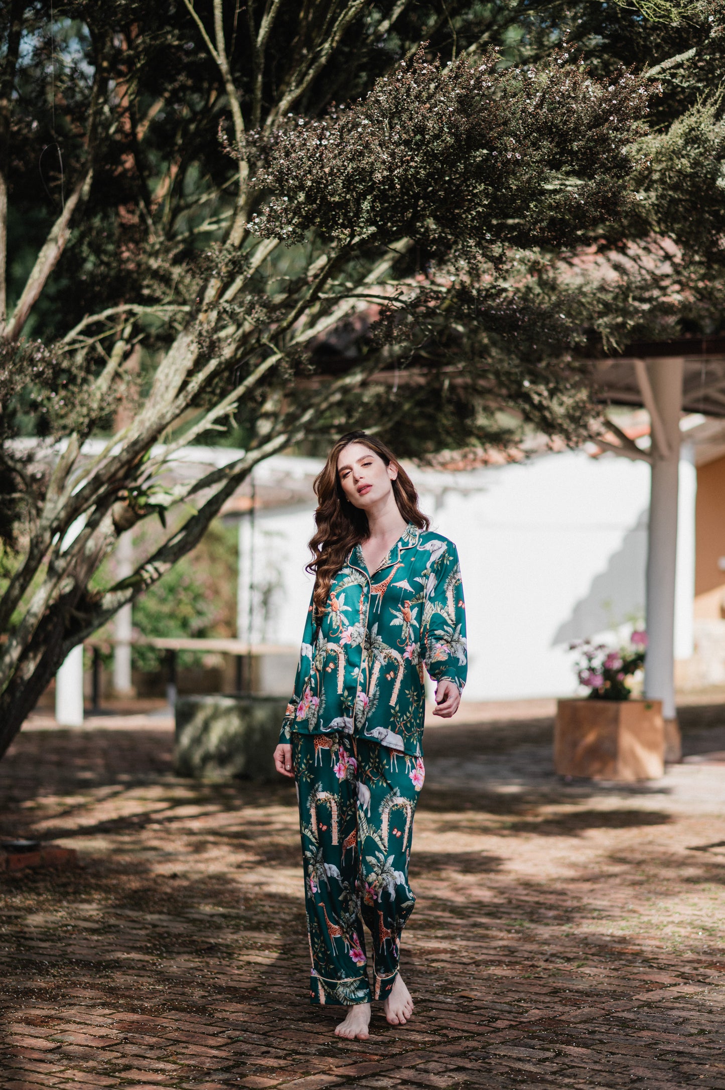 SELVA HINDU JADE CAMISA MANGA LARGA Y PANTALON