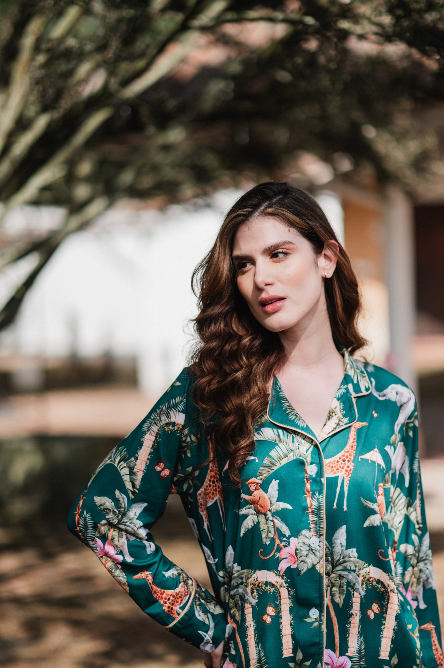 SELVA HINDU JADE CAMISA MANGA LARGA Y PANTALON