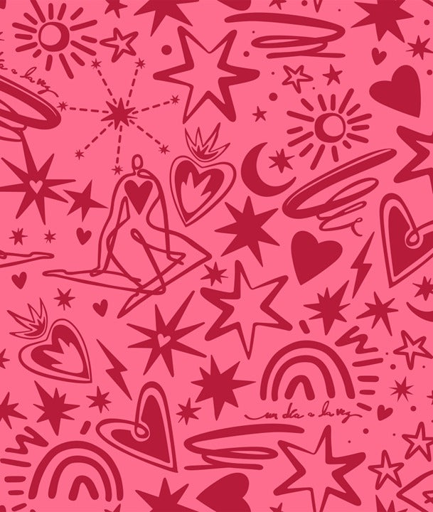 MAGIC LOVE PINK CAMISA MANGA CORTA Y SHORT