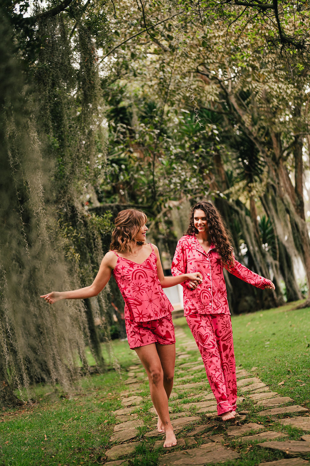MAGIC LOVE PINK CAMISA Y PANTALON