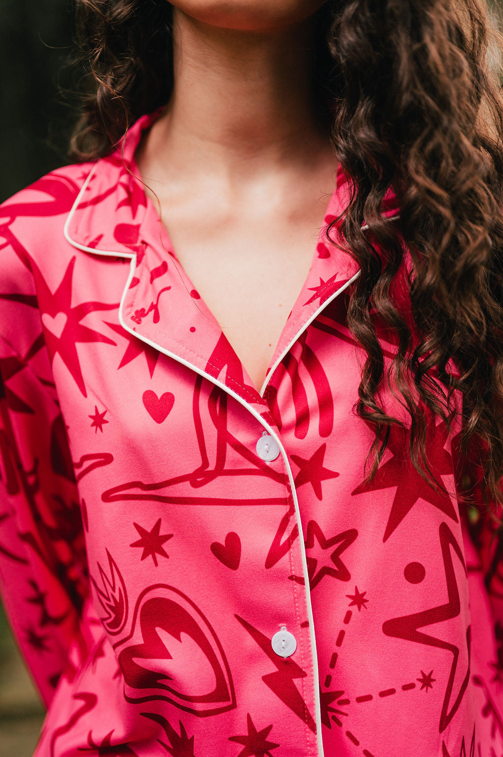 MAGIC LOVE PINK CAMISA Y PANTALON