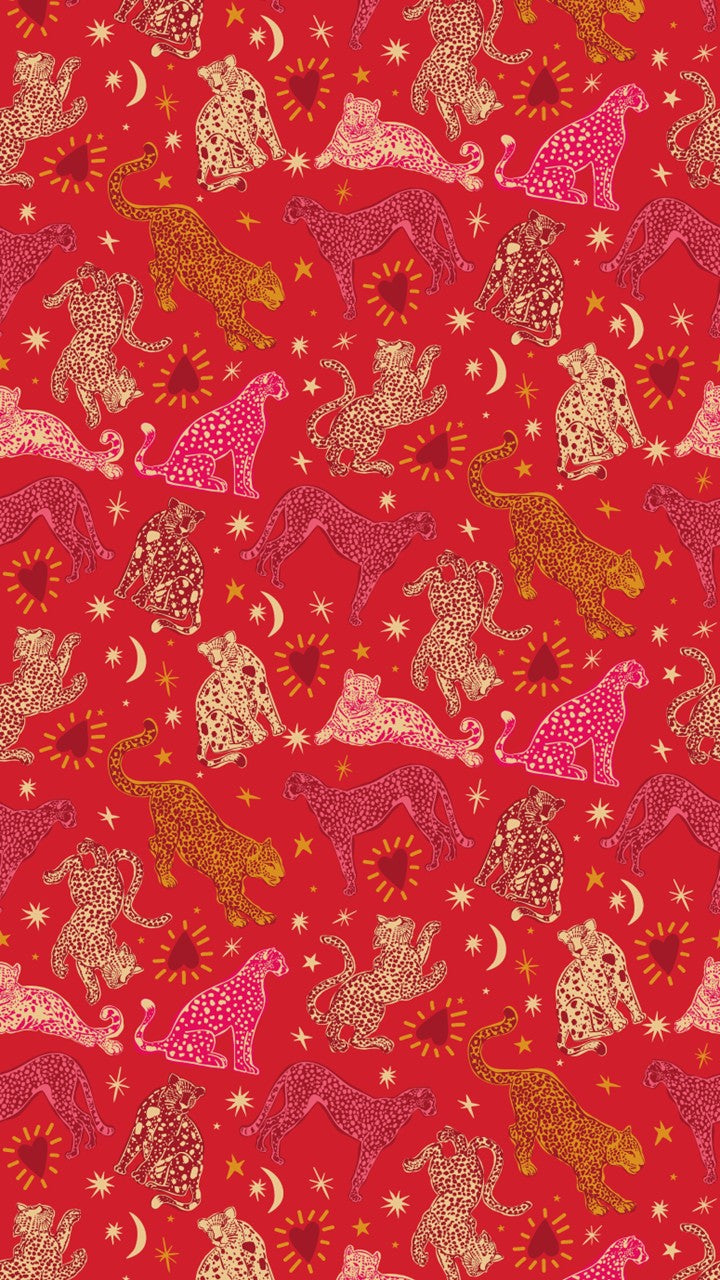 FANTASIA FELINA ROJA MANGA CORTA Y SHORT